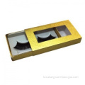 Gold Printing Custom Eyelash Box Packaging